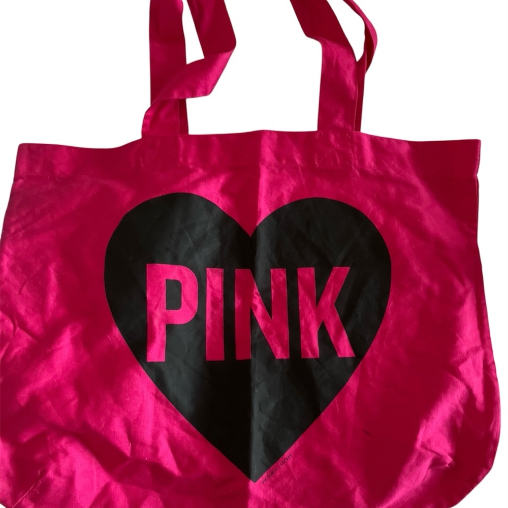 Victoria's Secret Pink Tote with Heart Design